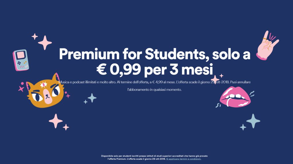 spotify promozione