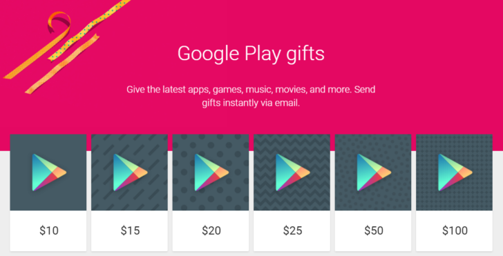 Google rimuove le Carte regalo dal Play Store per motivi di sicurezza