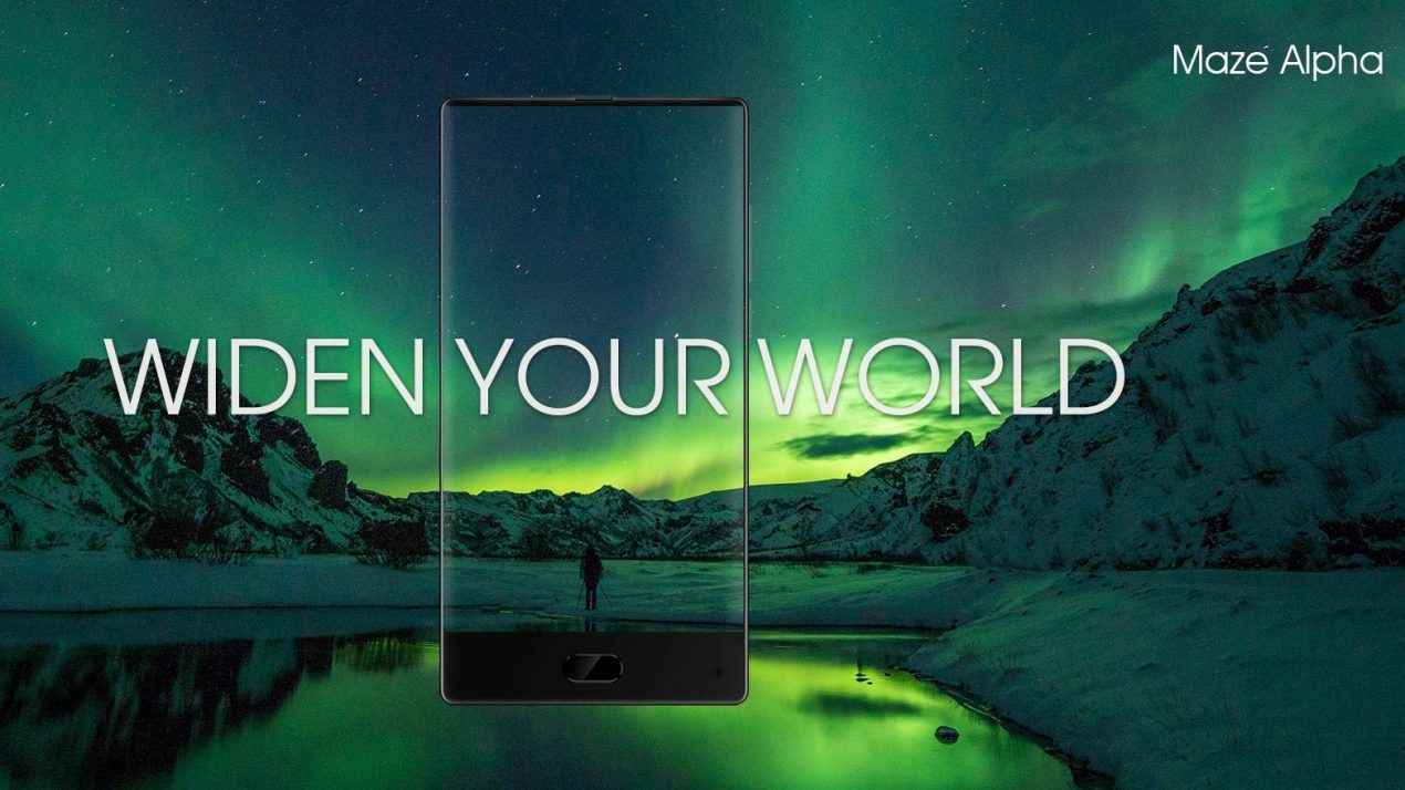 MAZE Alpha, al via le prevendite dello smartphone bezel less da 160 euro