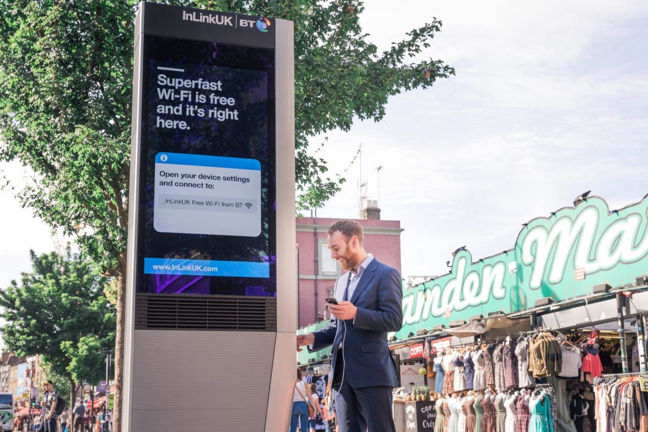 Anche a Londra arrivano i chioschi WiFi di Alphabet