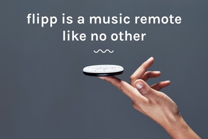 Flipp è un nuovo telecomando wireless per i vostri speaker che punta sul design