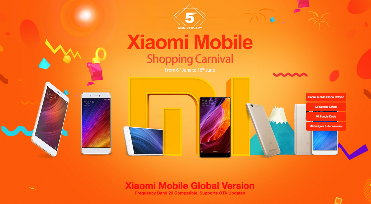 Pronti per la festa? Da Geekbuying c'e lo Xiaomi Shopping Carnival