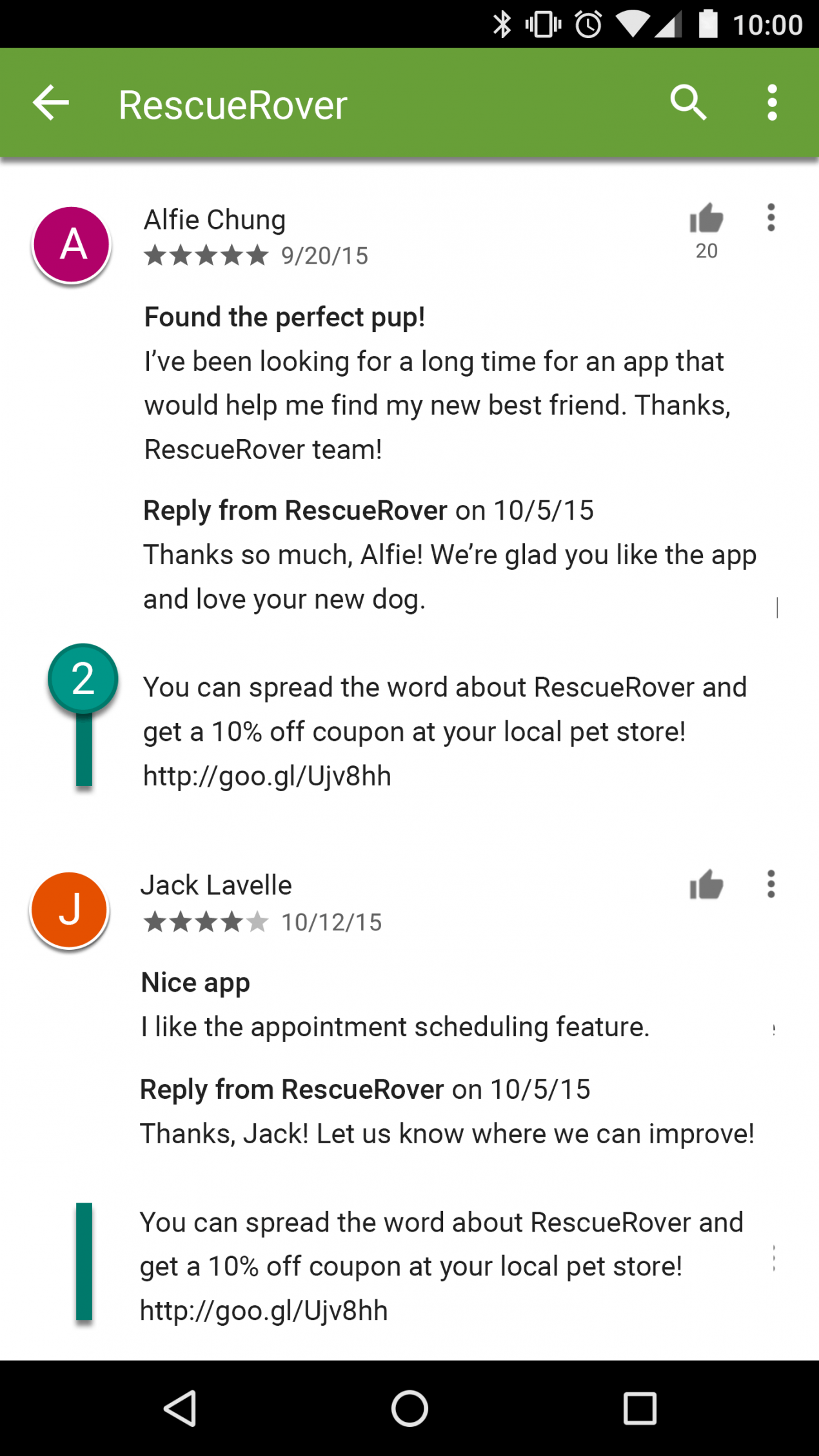 Google prova a rendere più affidabile il sistema di valutazione delle app del Play Store