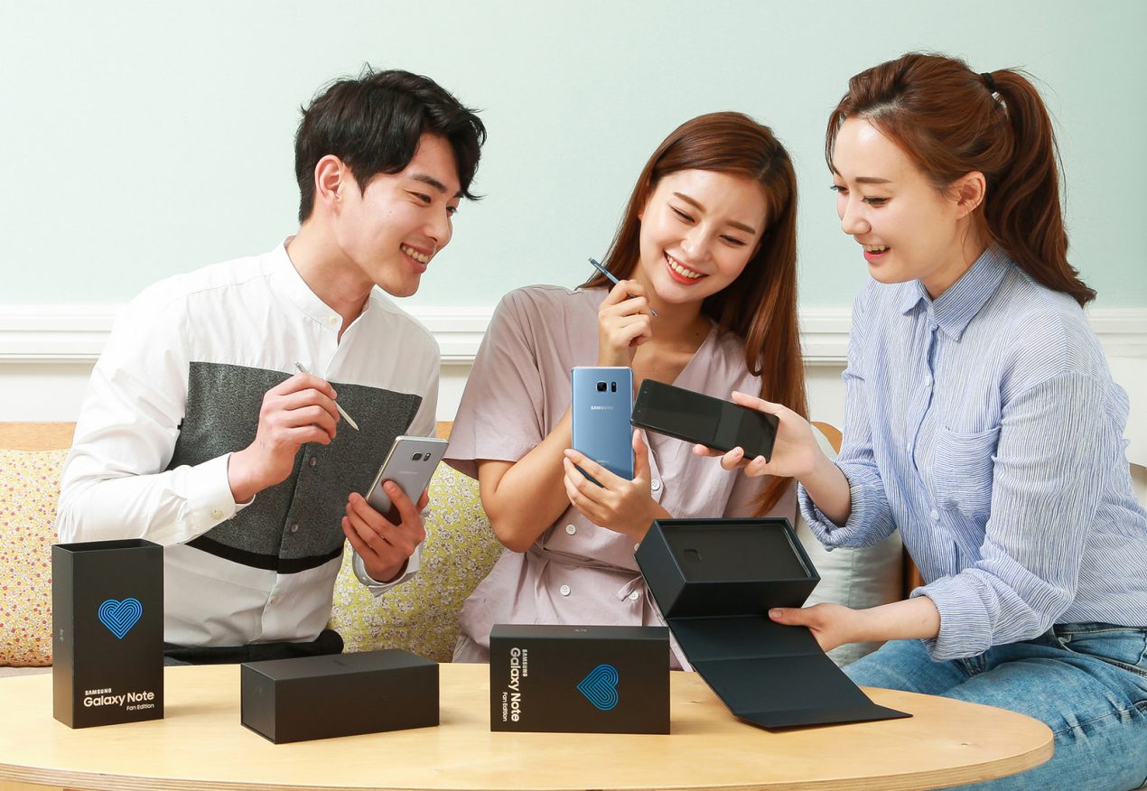 Samsung Galaxy Note FE è ufficiale: Note 7 è tornato più esplosivo che mai