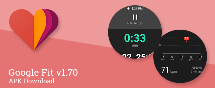 La versione 1.70 di Google Fit porta diverse novità su Android Wear (solo una su smartphone)