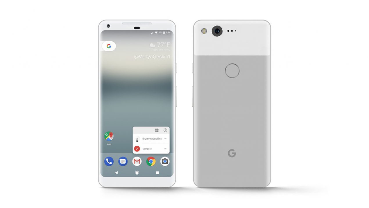 Google Pixel XL 2017, ecco come potrebbe essere la colorazione Very Silver