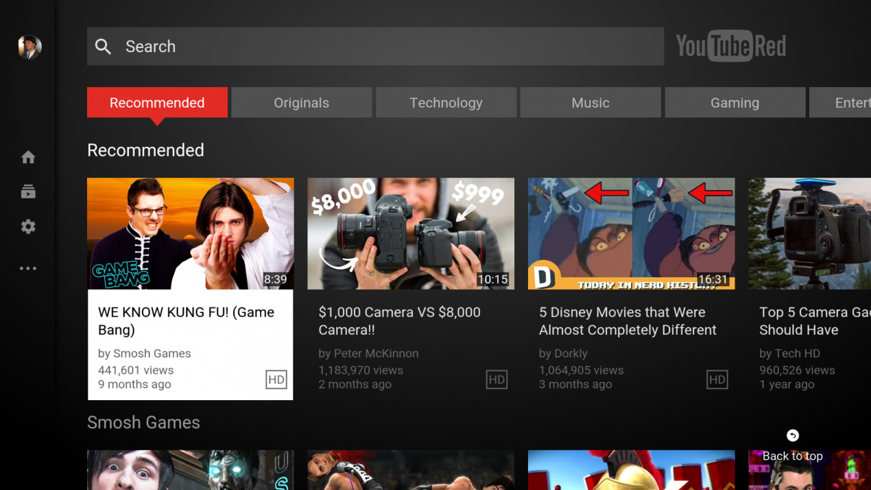 YouTube per Android TV, non sempre gli aggiornamenti sono migliorativi