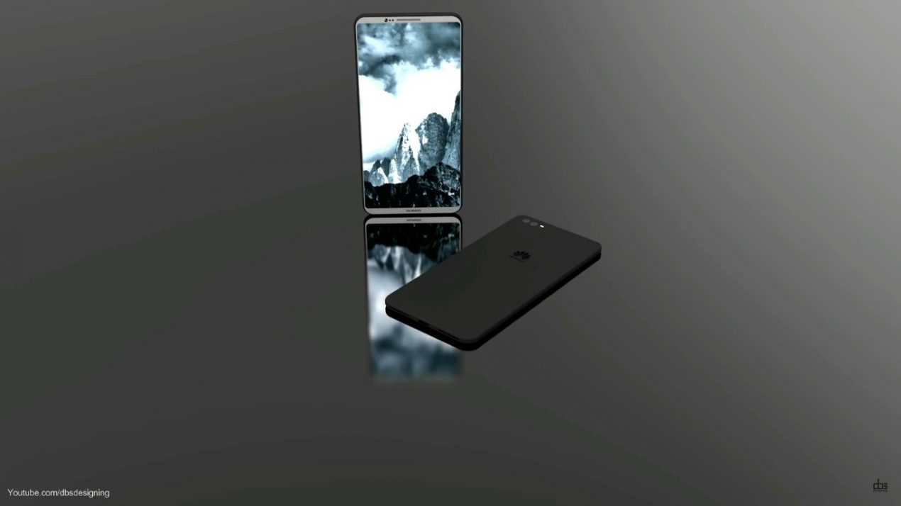 Huawei P11 immaginato in un nuovo concept, con corpo in titanio e schermo 18:9