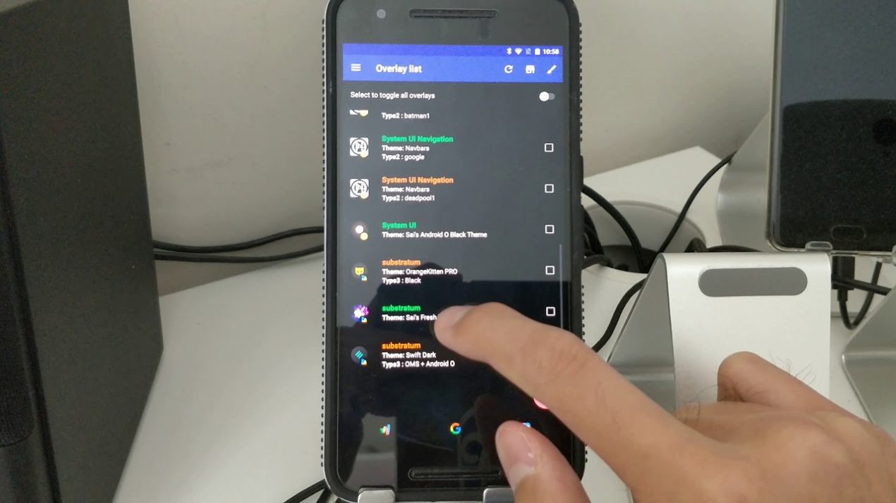Il sistema rootless per gestire i temi in Android 8.0 Oreo mostrato in video