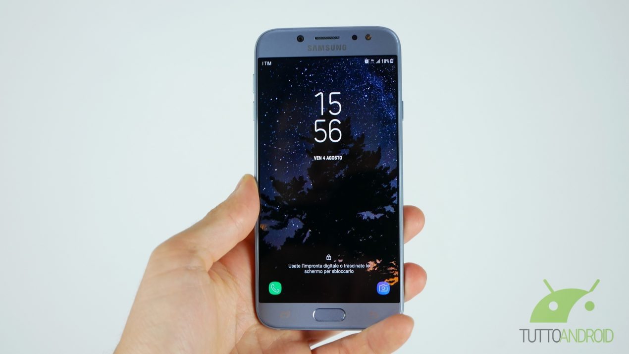 Partito con anticipo il rollout di Android 9 Pie su Samsung Galaxy J7 (2017)