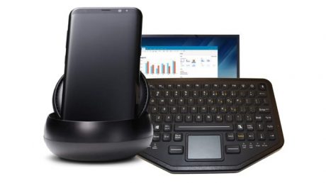 Samsung DeX e forze dell’ordine : uso in auto con monitor e tastiera compatti iKey