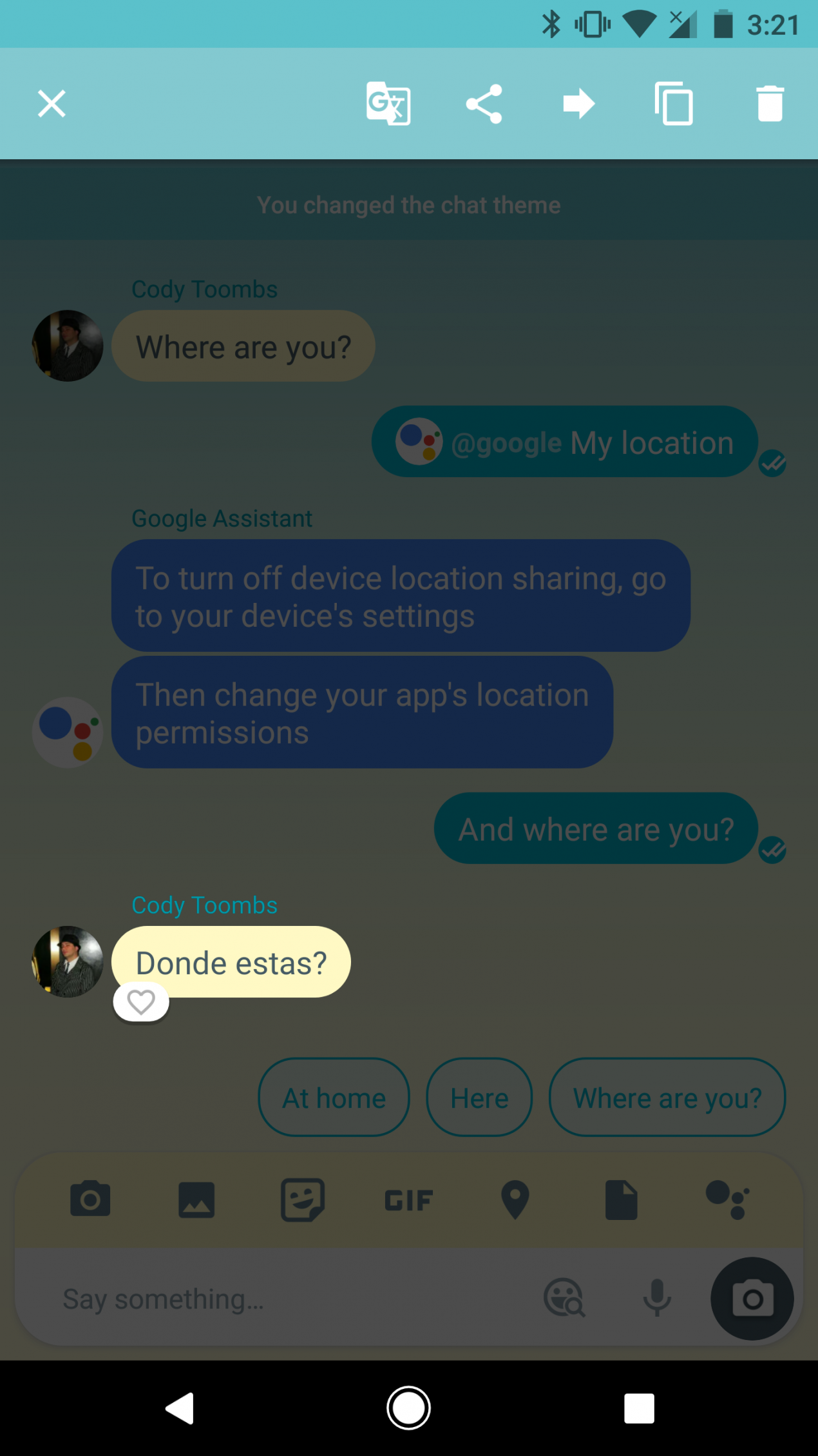Google Allo offre la traduzione delle chat e le icone adattive con la versione 18 in roll out