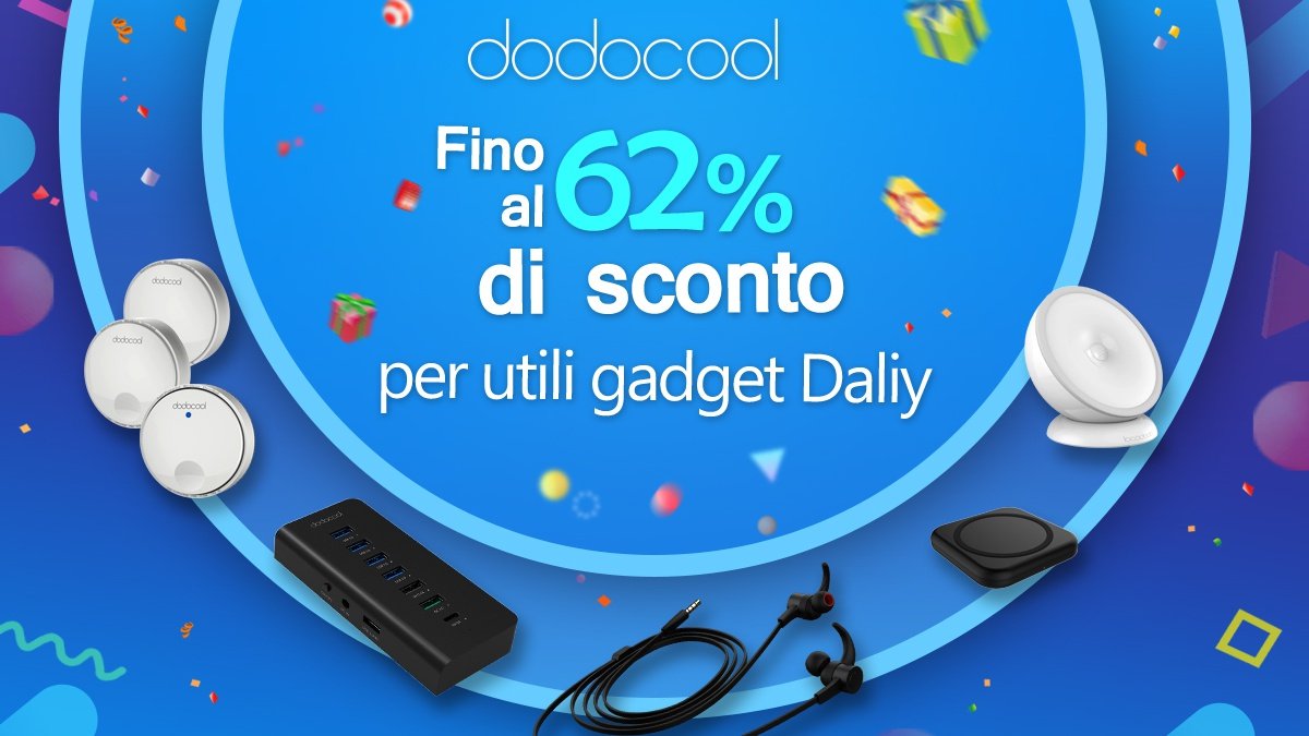 Risparmiate ogni giorno fino al 62% con i Daliy Gadgets di dodocool