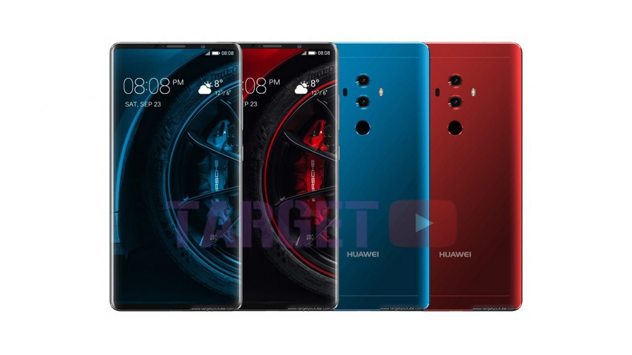 Nuovi presunti render per Huawei Mate 10: versione Pro o Porsche Design?