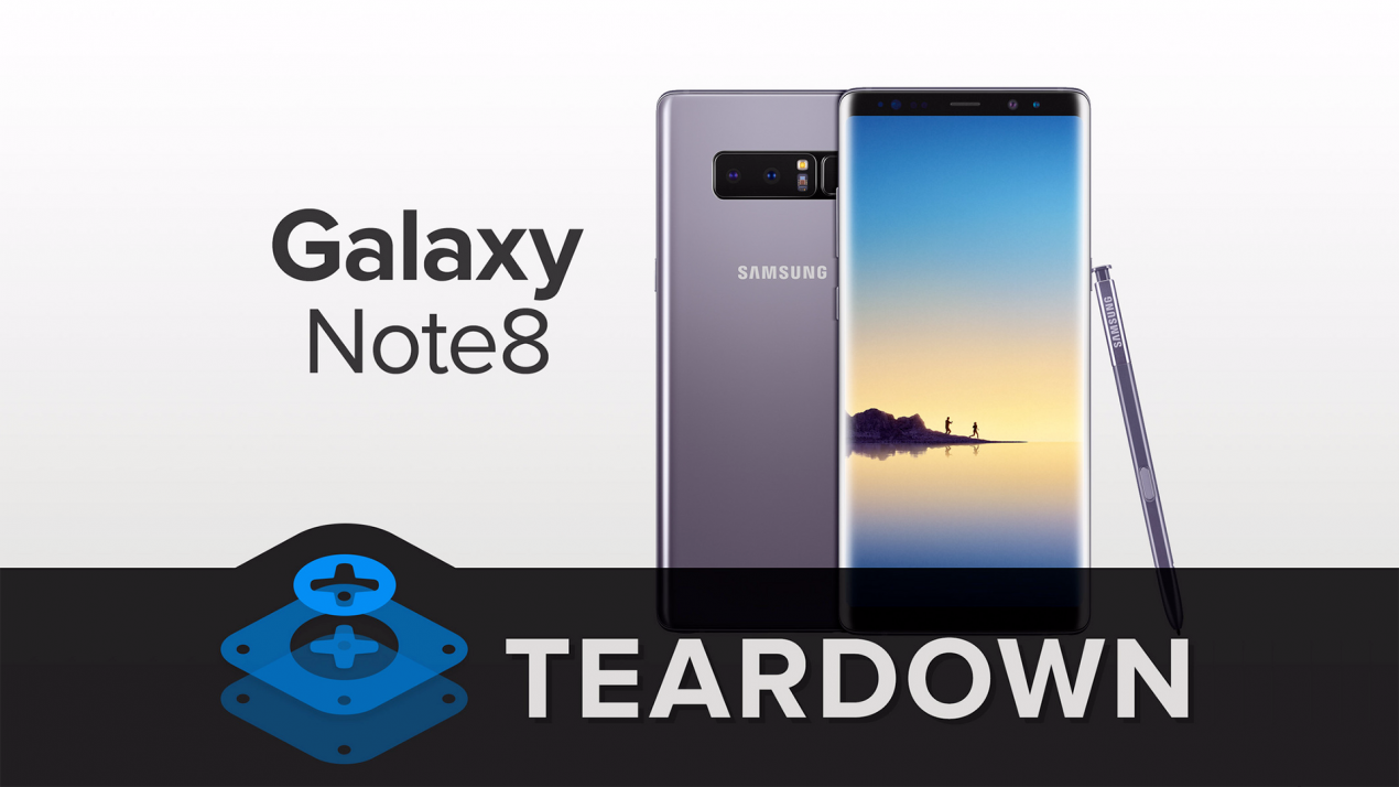 Samsung Galaxy Note 8 è difficile da riparare secondo iFixit