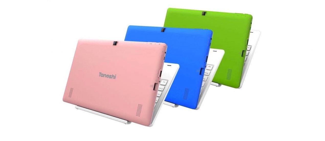Tanoshi è un tablet-notebook Android economico adatto per la famiglia