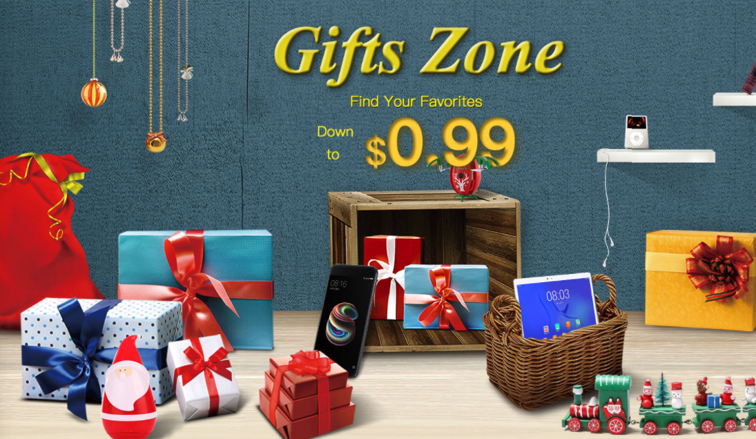 Geekbuying apre la Gifts Zone, con prezzi che partono da 99 centesimi