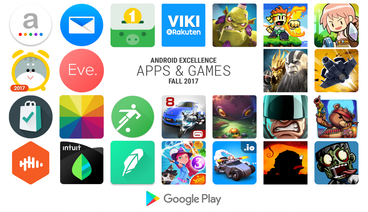 Android Excellence: ecco le migliori app per l'autunno secondo Google