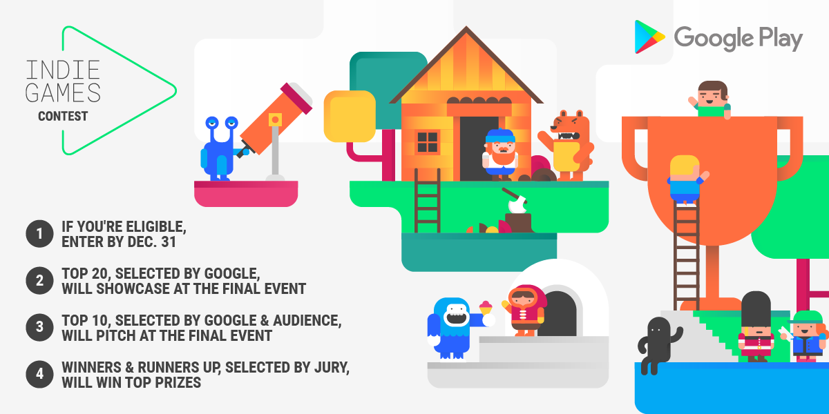 Annunciata la seconda edizione del Google Play Indie Games Contest europeo