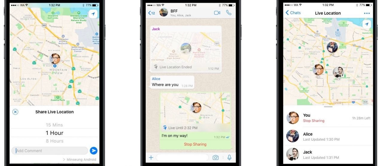 WhatsApp introduce la condivisione della posizione in tempo reale, anche in Italia