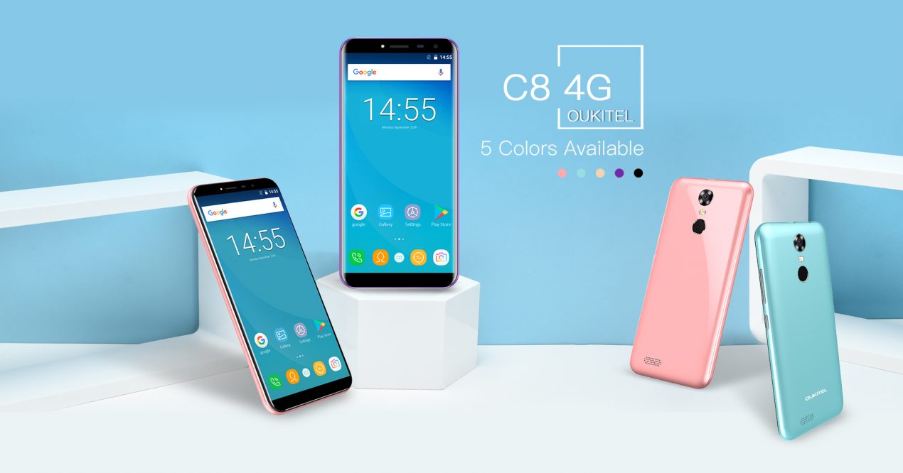 OUKITEL C8 4G è il nuovo smartphone con Infinity Display da meno di 80 euro