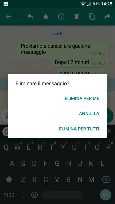 Se Elimino Un Messaggio Su Whatsapp Arriva La Notifica