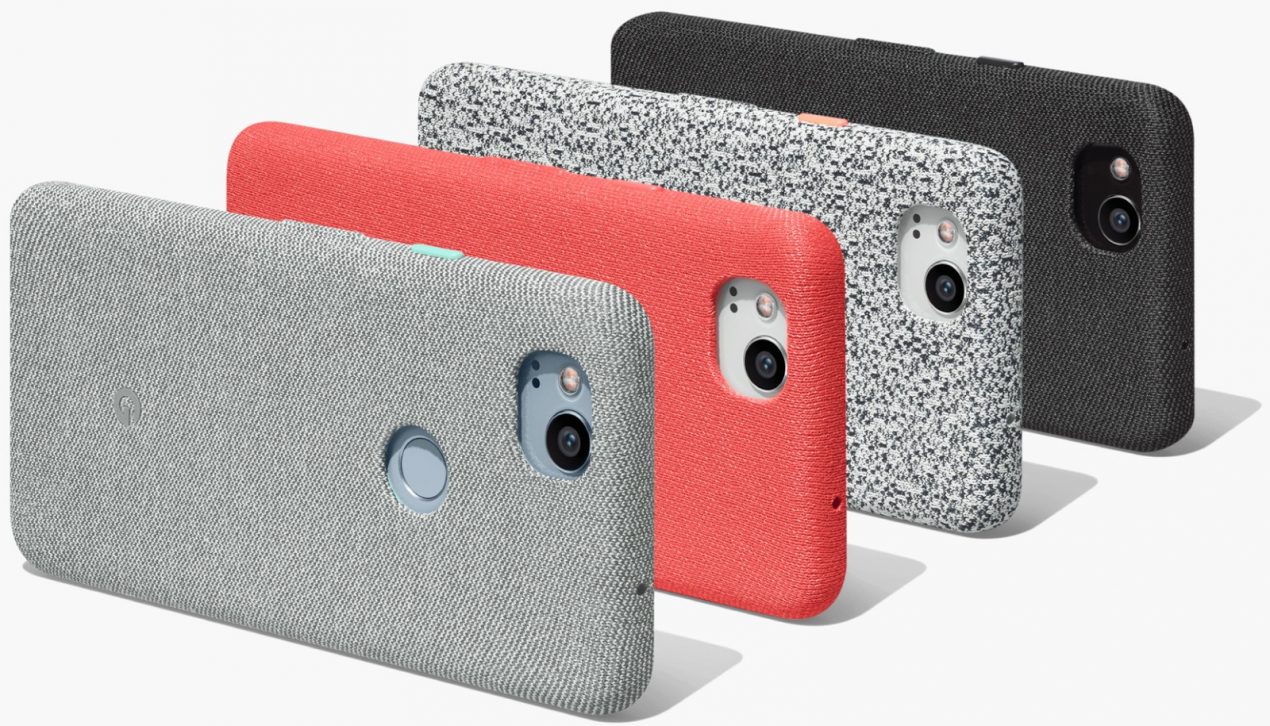 Il case in tessuto dei Pixel 2 sembra scolorirsi facilmente dopo pochi giorni