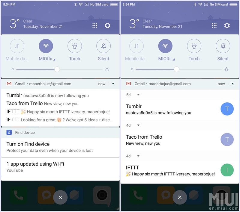 Уведомления приложения android. Android-прошивки MIUI. Шторка уведомлений MIUI И Android разница. Стиль уведомлений MIUI. Стиль уведомлений MIUI или Android.