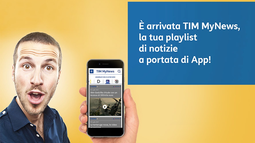 TIM MyNews Premium gratis fino al 31 dicembre per tutti i clienti TIM