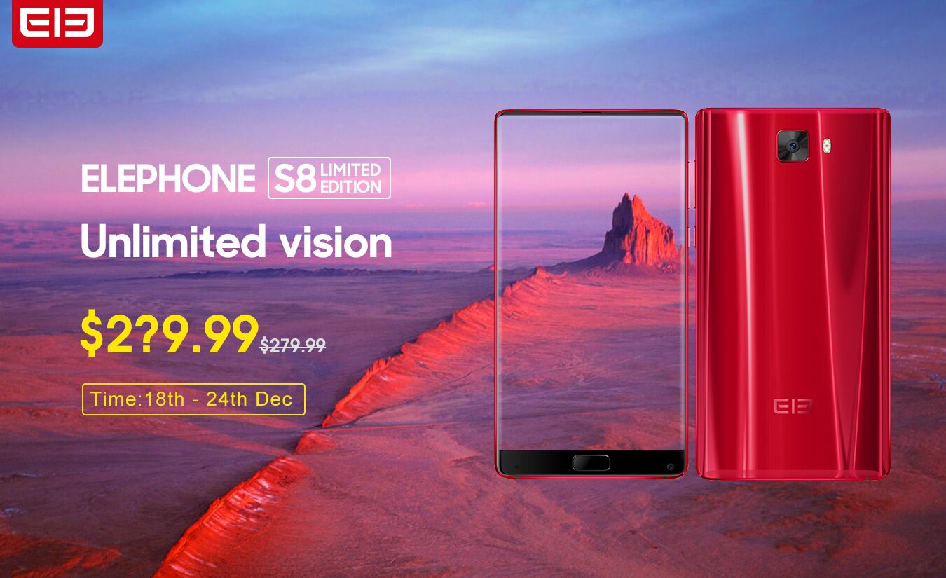 ElephoneS8 red