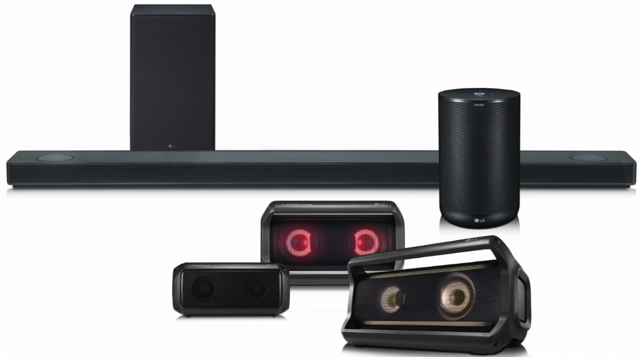 LG e Meridian Audio annunciano una nuova famiglia di speaker per il CES 2018