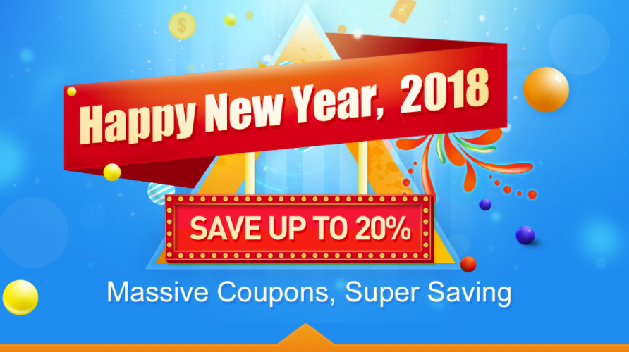 TomTop festeggia il 2018 con tantissimi coupon e sconti