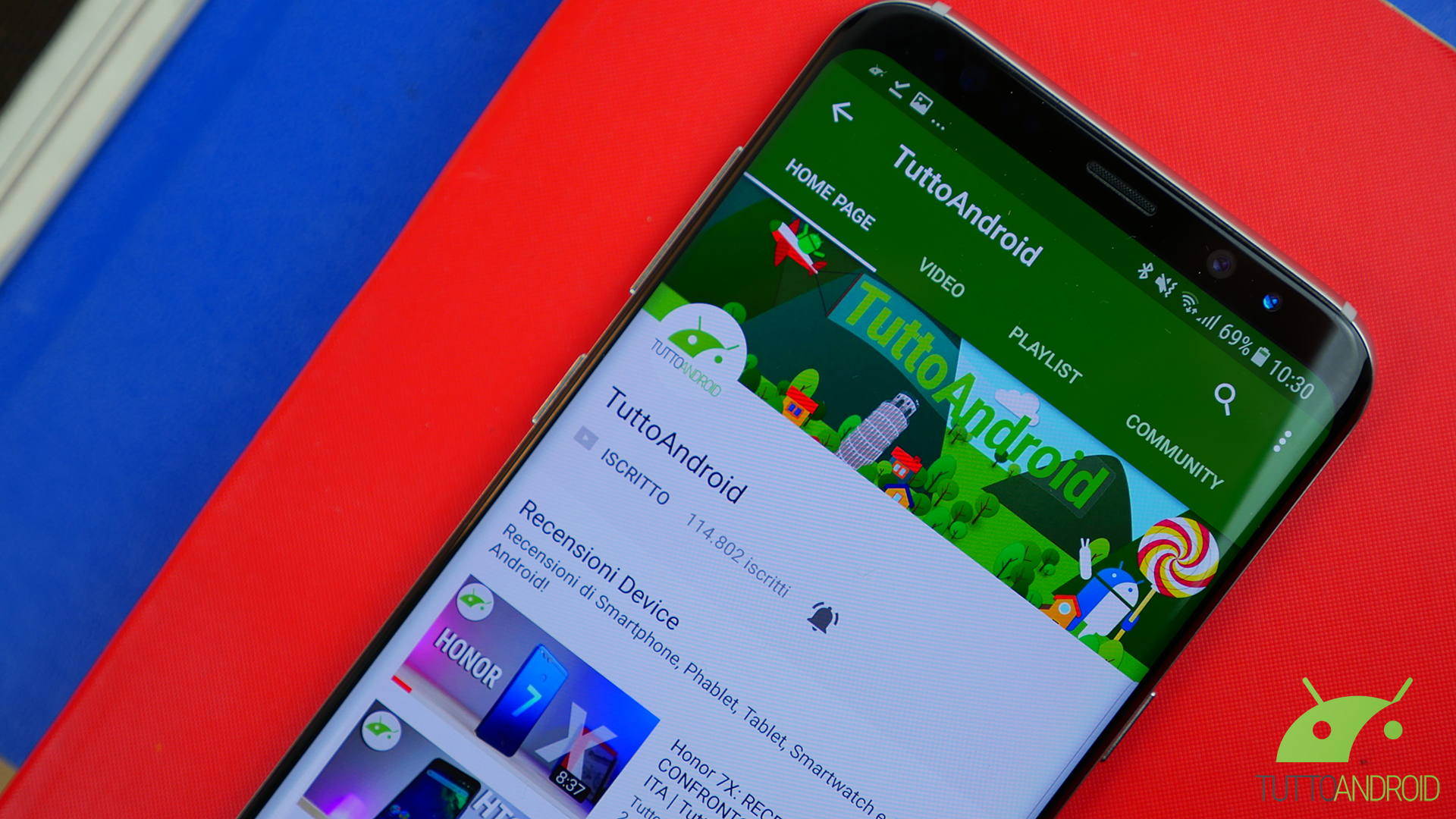 Logo applicazione YouTube Android