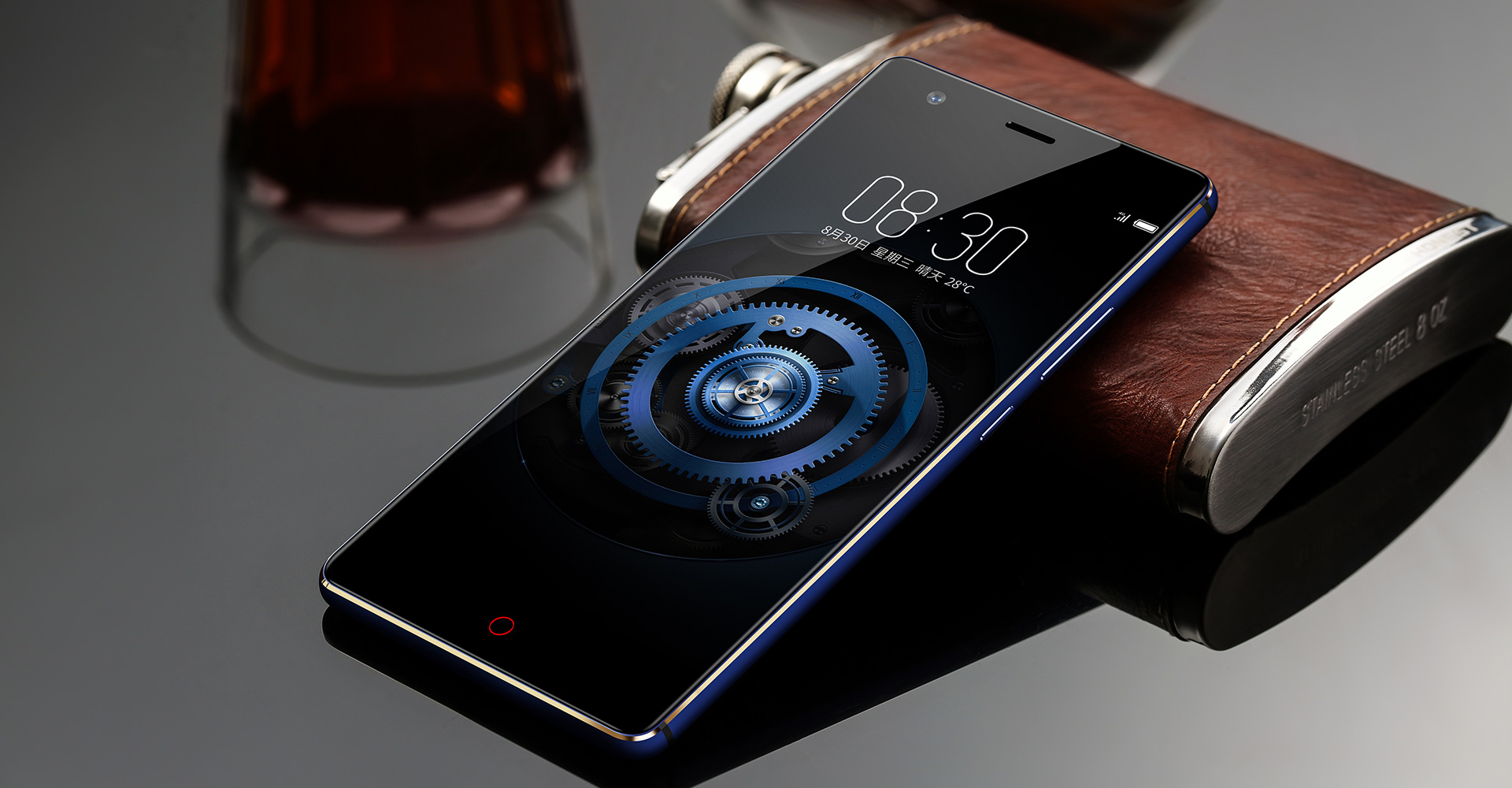 Custodia Zte Nubia Z17 Lite Nx591j: Cover Flip In Pelle PU Con Silicone, Protezione 360°