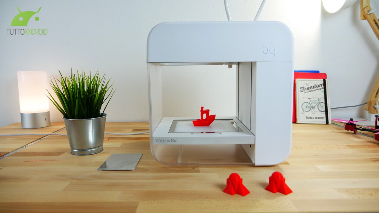 Recensione BQ Witbox Go! La prima stampante 3D con Android: semplice e adorabile