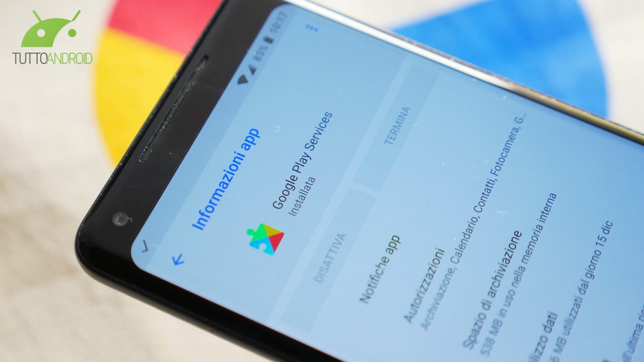 La ricerca di aggiornamenti sembra funzionare a dovere con i Google Play Services 12.2.09