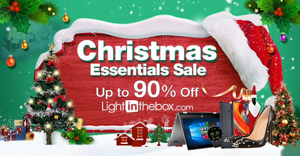 Sconti fino al 90% nelle offerte natalizie di Lightinthebox