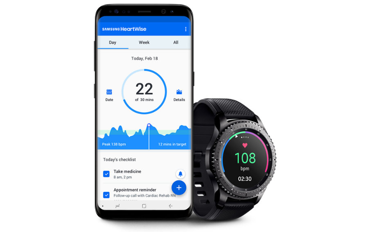Samsung HeartWise è un'app che aiuta i pazienti malati di cuore