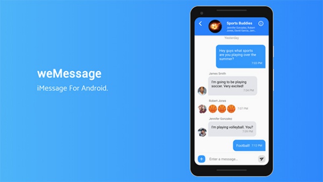 Una nuova applicazione offre il supporto a iMessage su Android, almeno finché dura