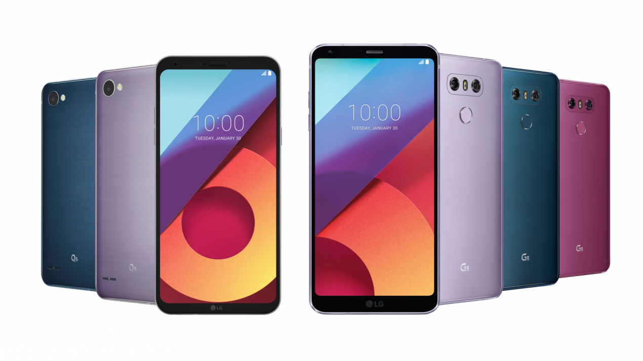 LG porta un tocco di luce nel 2018 con nuove colorazioni per LG G6 e LG Q6