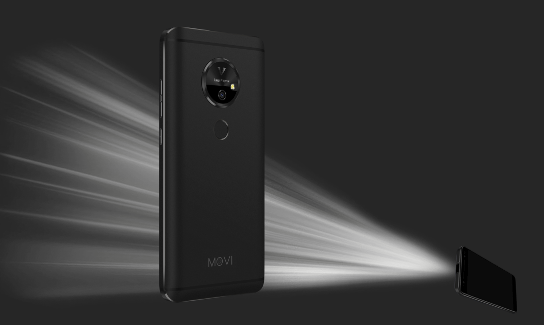 Moviphone è uno smartphone Android capace di proiettare immagini fino a 100  pollici