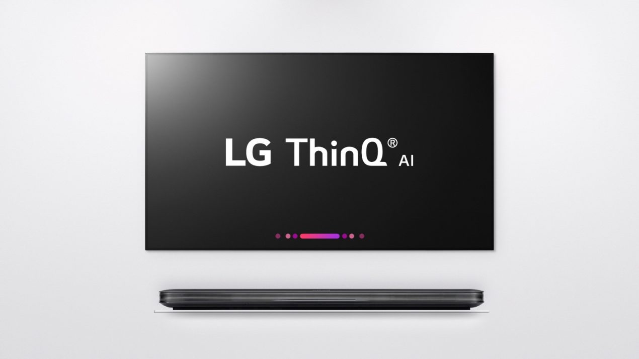 Le nuove Smart TV di LG saranno dotate dell'intelligenza artificiale ThinQ e di α (alpha) 9