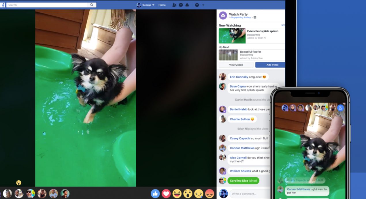 Watch Party è la nuova feature di Facebook per creare senso di condivisione