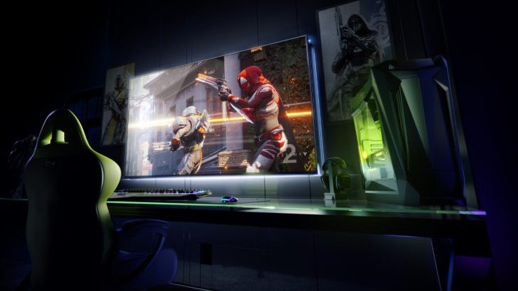 NVIDIA annuncia una serie di monitor da gaming da 65 pollici con Android TV integrato