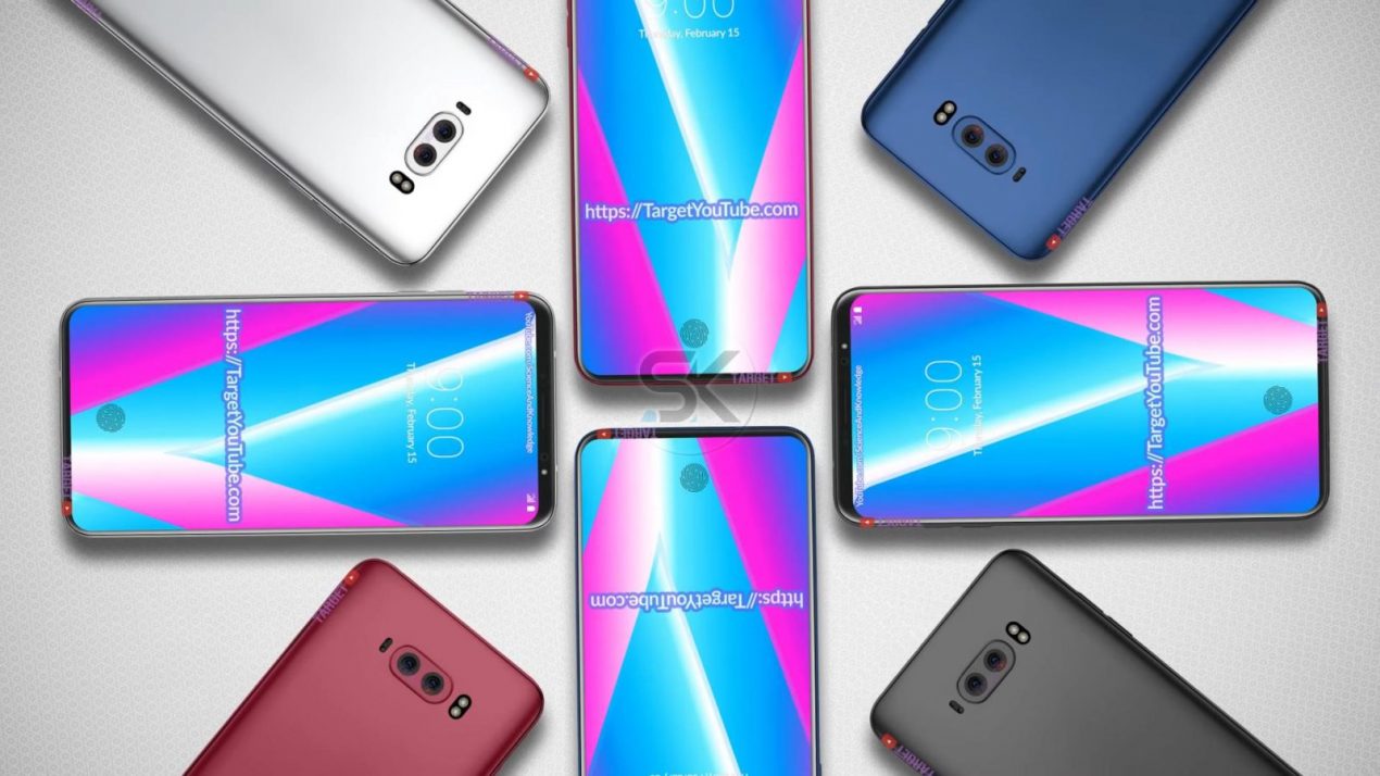 LG V40 compare in un primo video concept con design bezel-less, Snapdragon 845 e lettore d'impronte nel display
