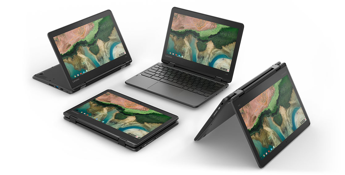Lenovo 100e 300e 500e MWC 2018