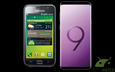Samsung Galaxy S vs Galaxy S9 Plus