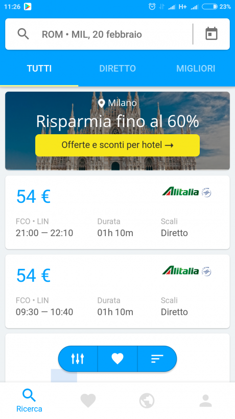 TROVA LE OFFERTE VOLI E I BIGLIETTI AEREI visual data 5