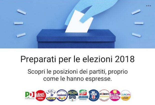 Facebook e Google si preparano alle elezioni politiche 2018