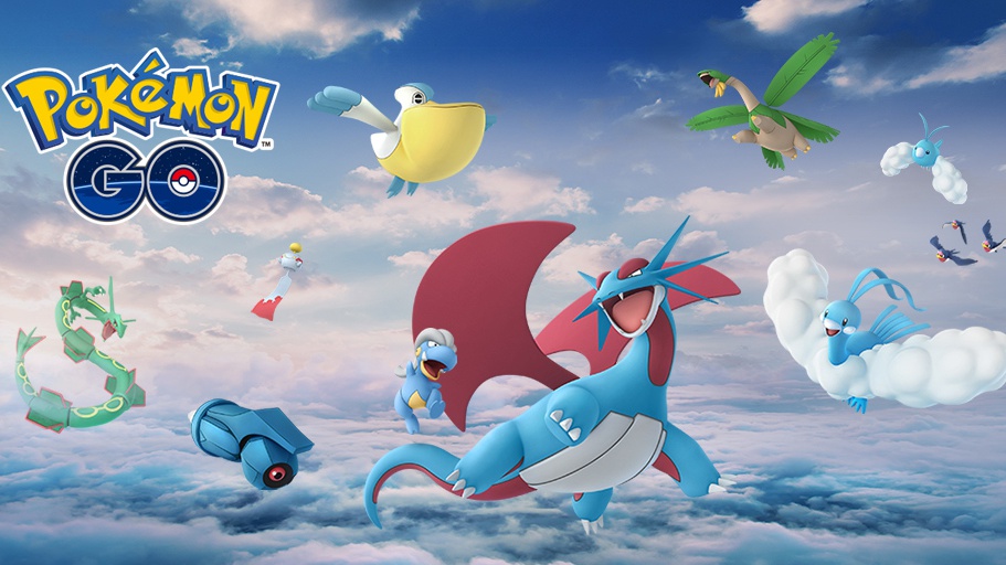 Rayquaza arriva in Pokémon GO insieme a una ricca squadra di Pokémon di Hoenn